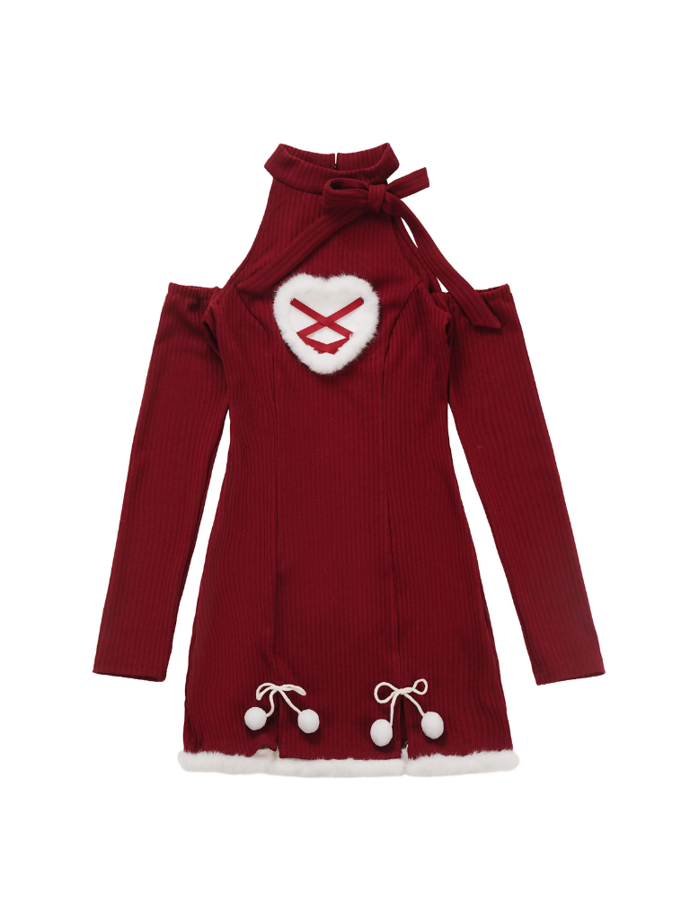 ニャールストーリーコートマントナーレッグウォーマー+オフショルダードレス