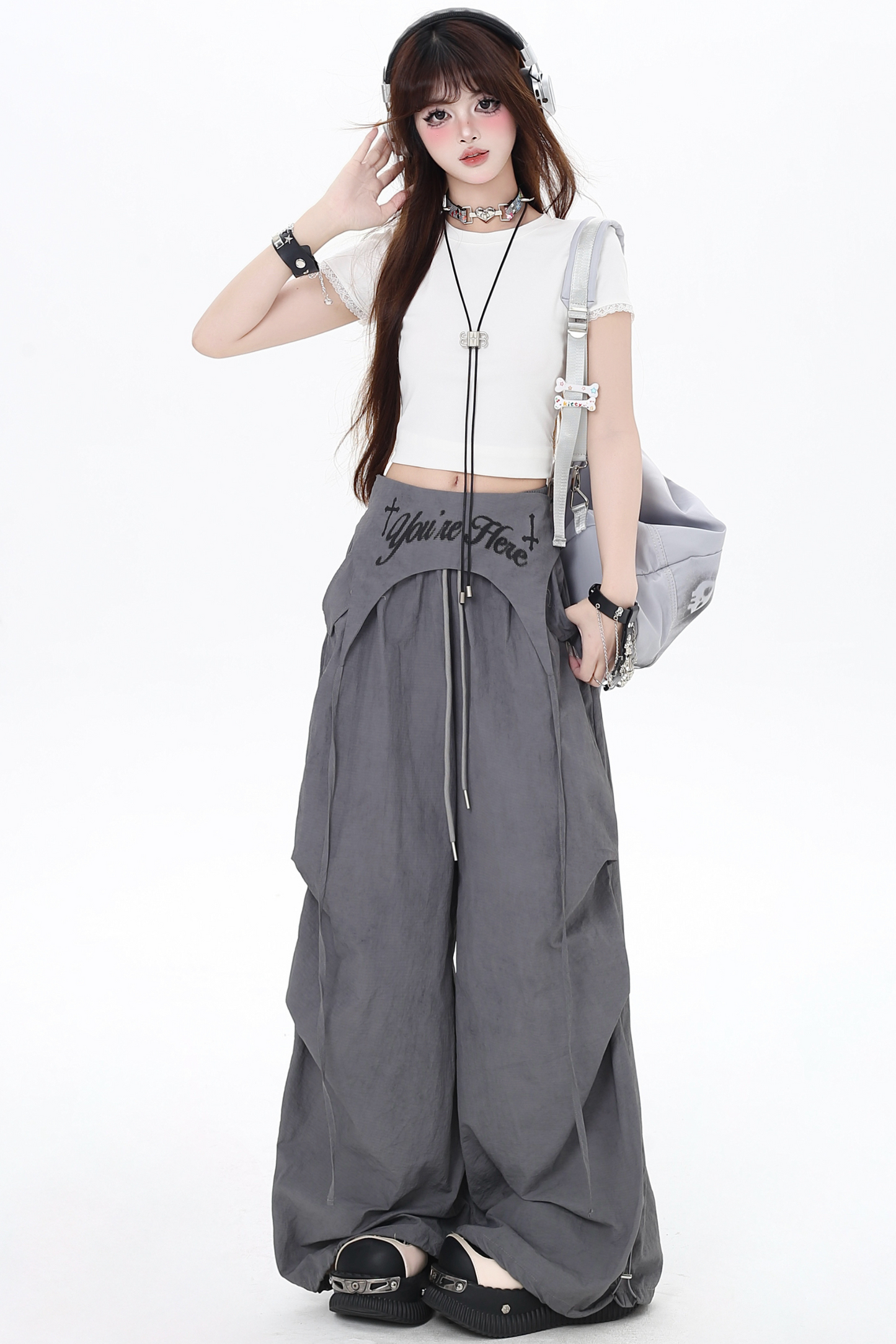 Girls Casual Waist High Spice Pants