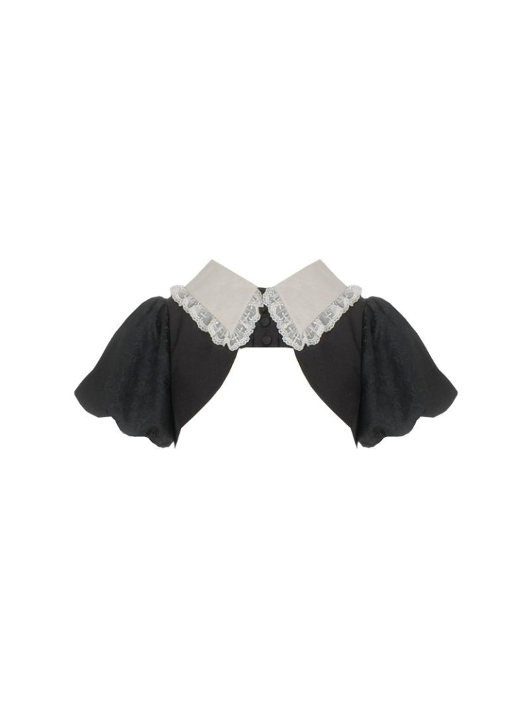 Robe veste suspendue à manches symphoniques style gothique nuit courte longue