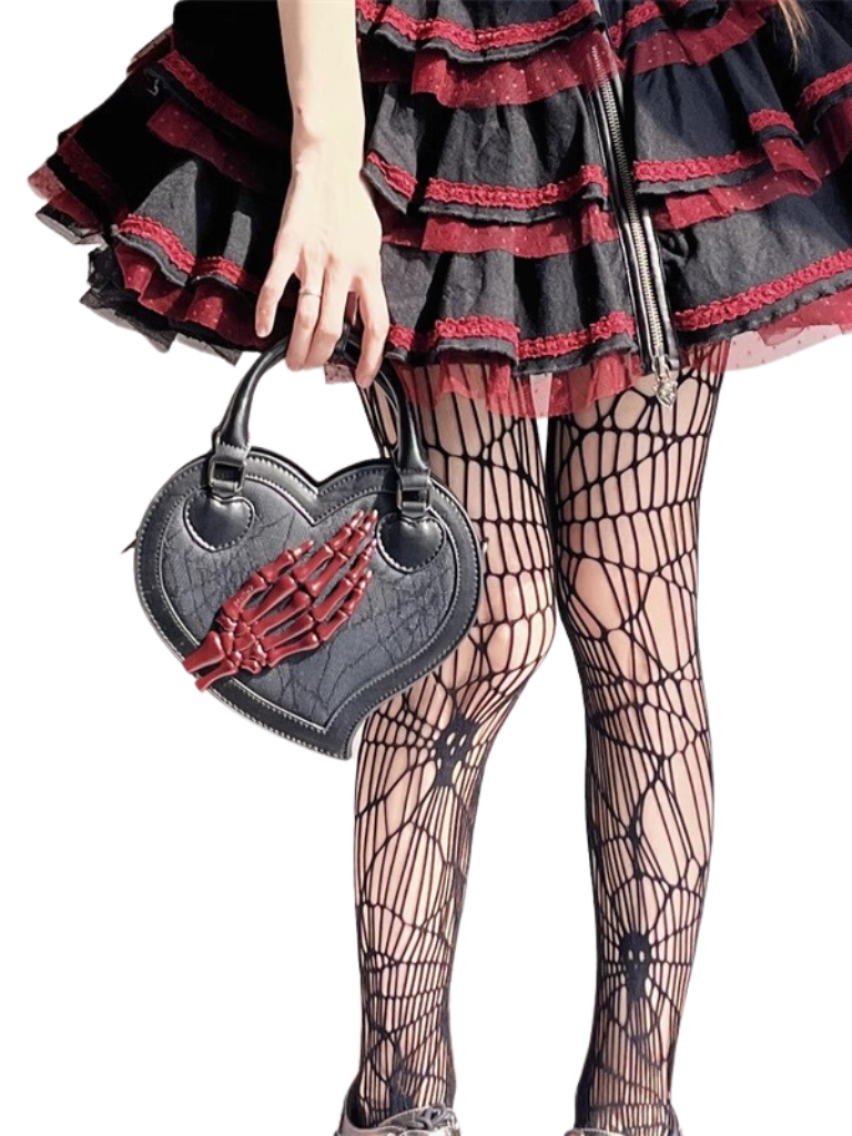 Heart Twilight Invitation Crow Skull Bag