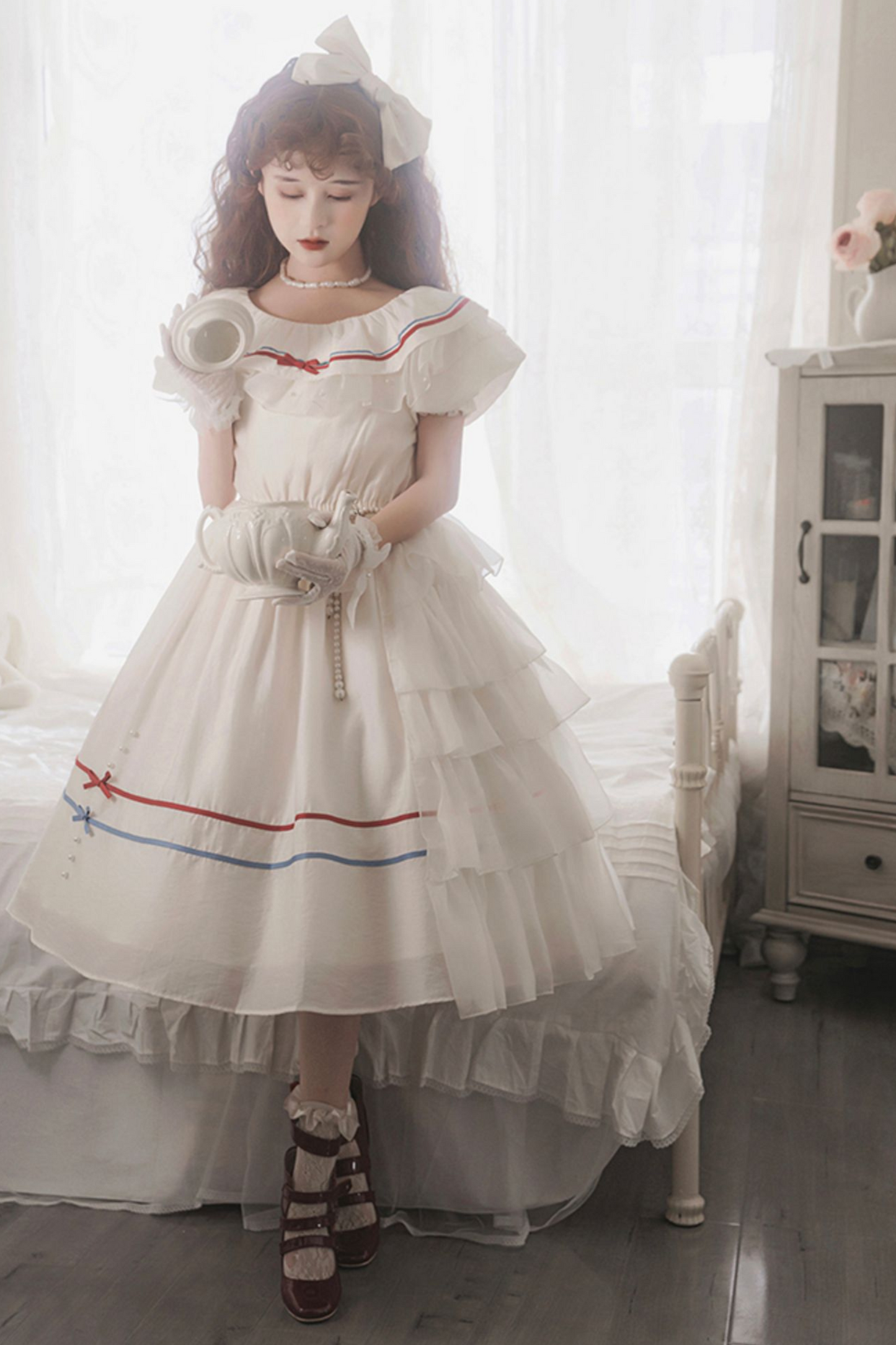 Lolita Kleid Ausgestellt Volumen Wenig