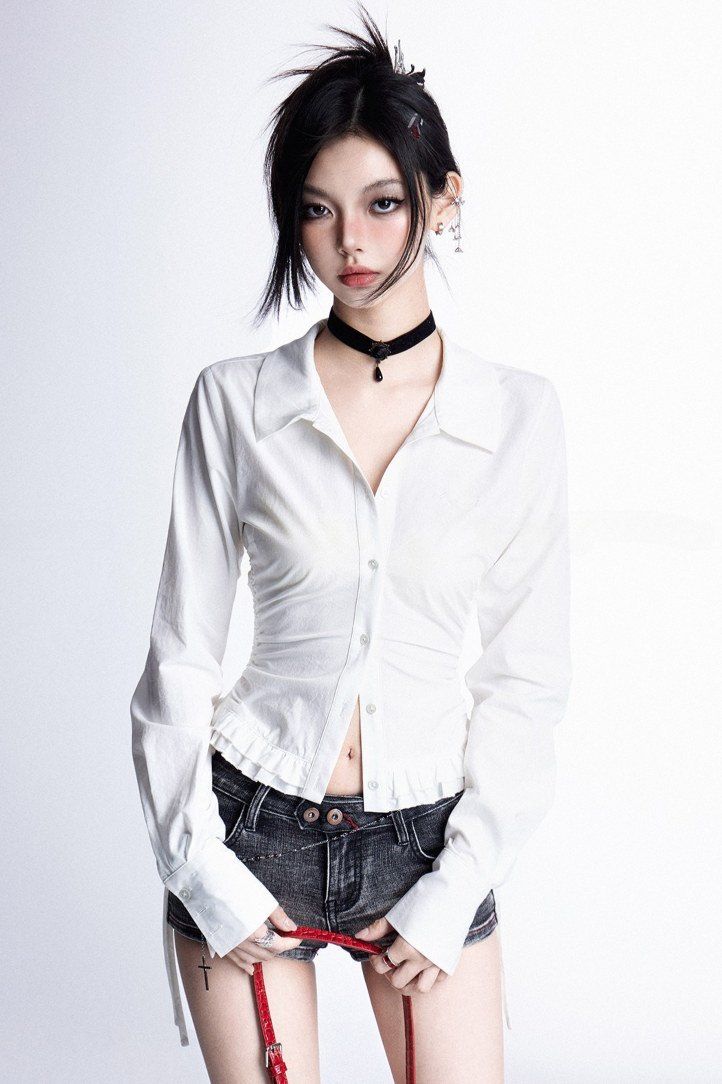 waist pants slim Low fit hot