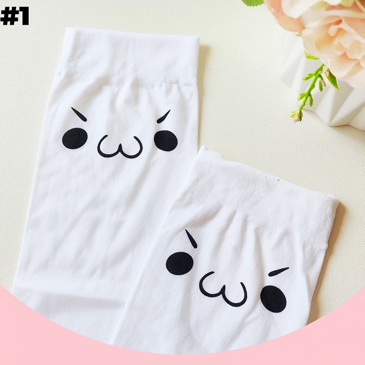 White Sweet Over Knee Stockings