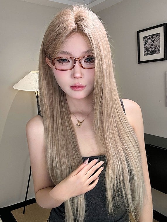 Blonde Wig Length Straight 77CM