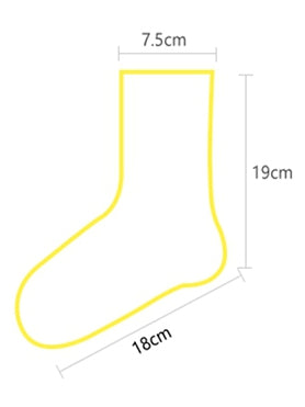 Detachable Calf Camellia White/Black Socks Decorative