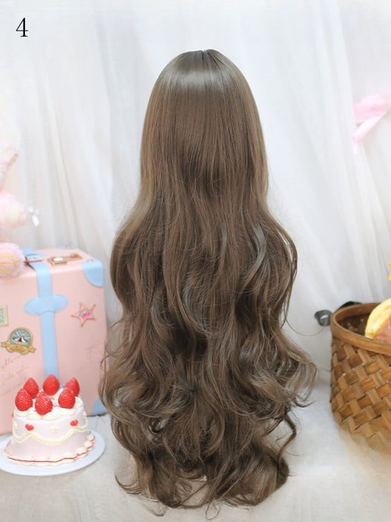 Length With 12 Wig Wavy Bangs Options 75-80CM