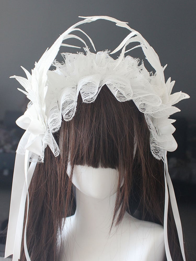 Bowknot Ruffled 5 Wing Options Details Haircband Design Color