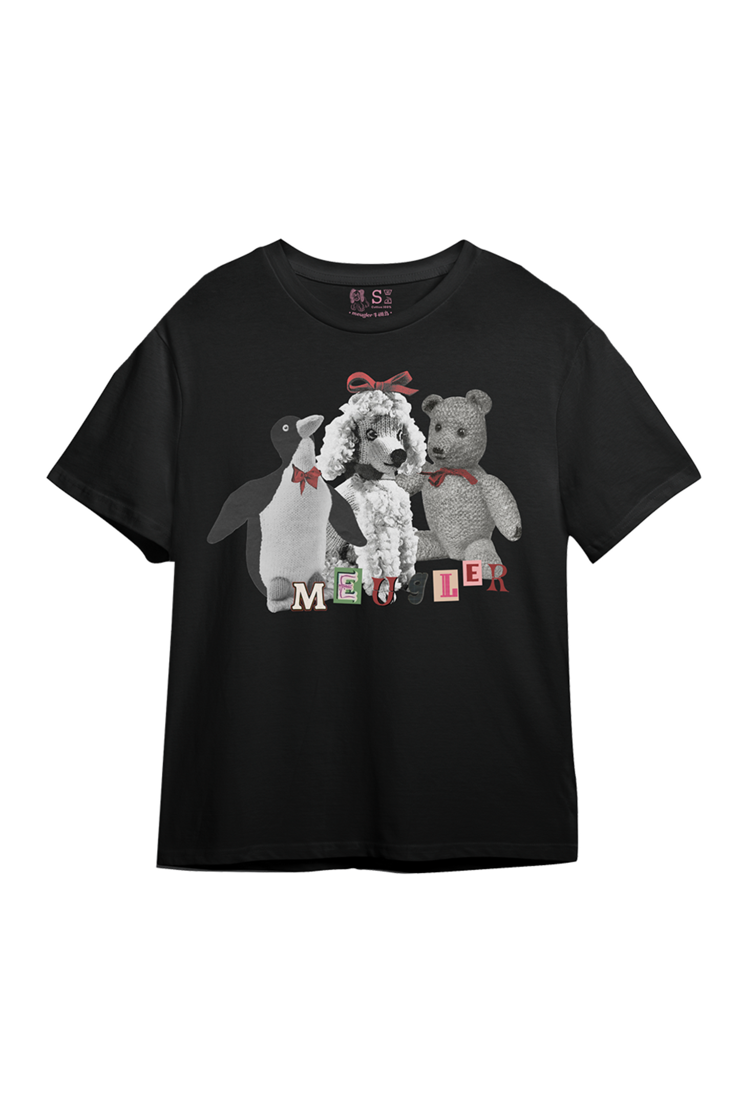 Bär Pinguin Collage Vintage T-Shirt