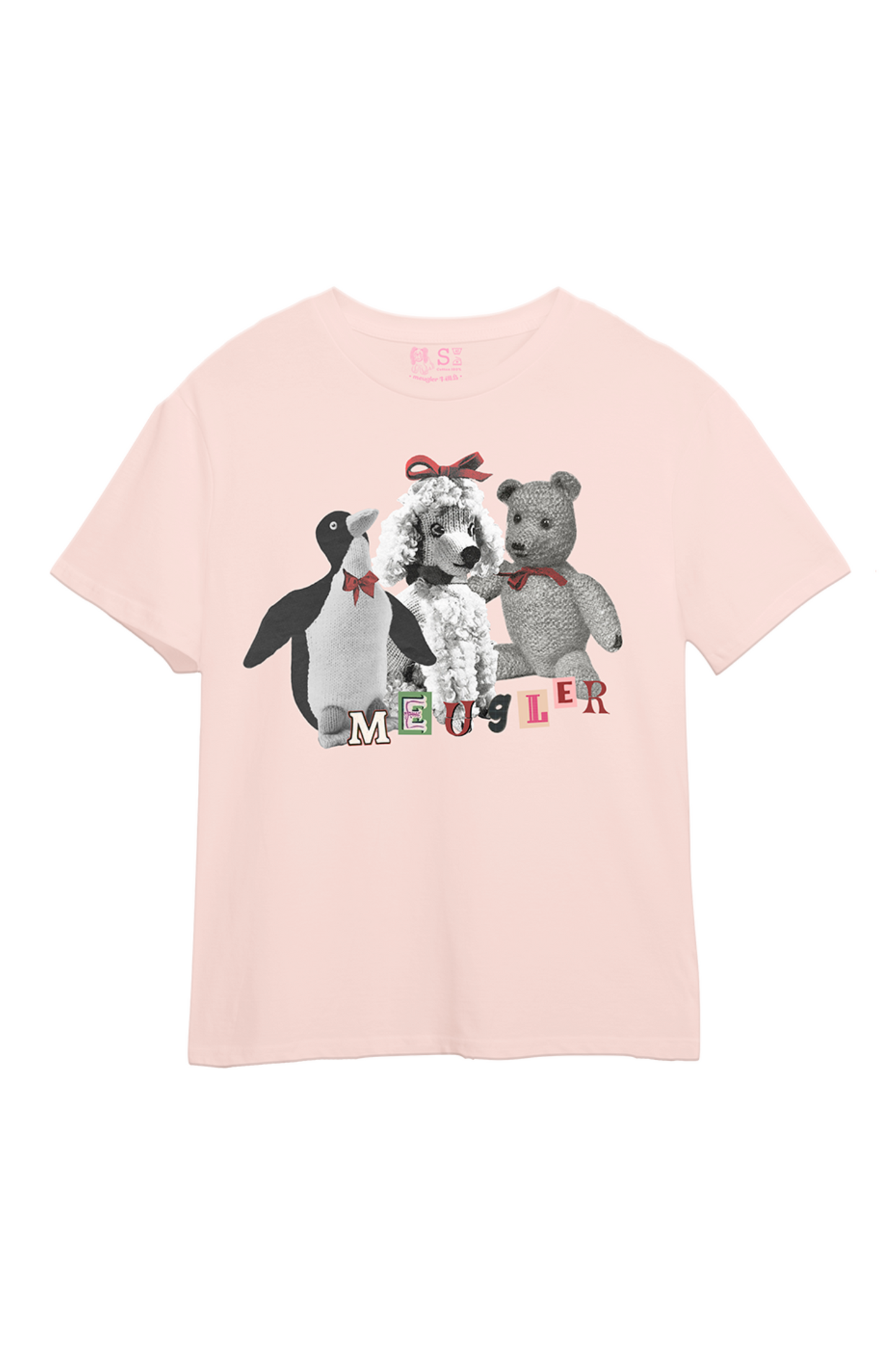 Bär Pinguin Collage Vintage T-Shirt