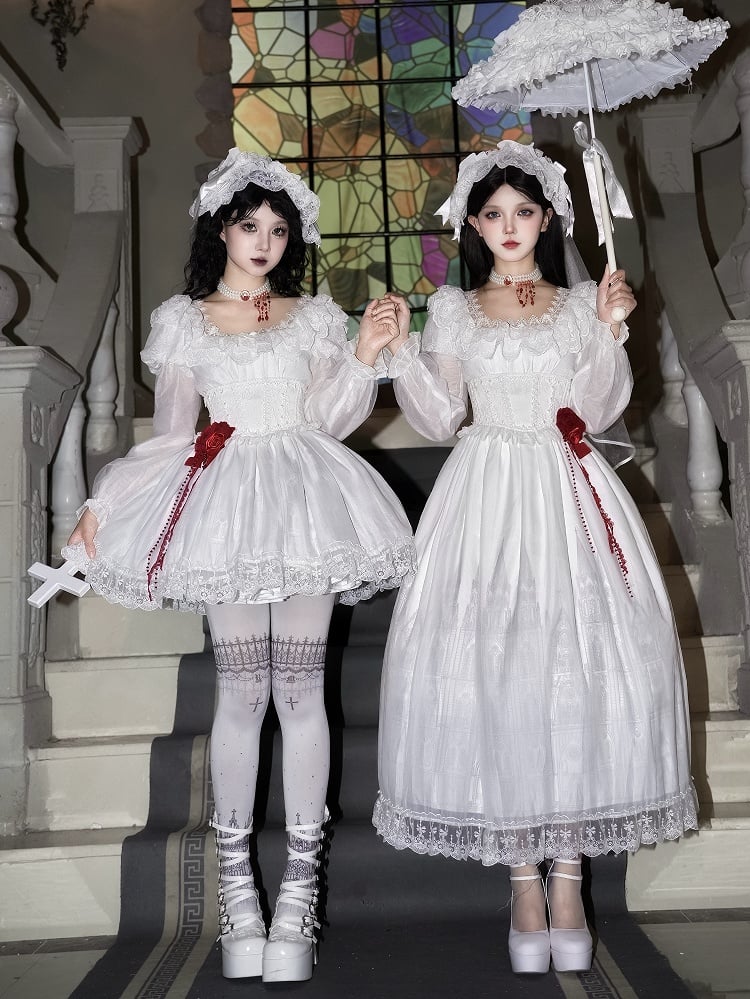 Sleeves White Detachable