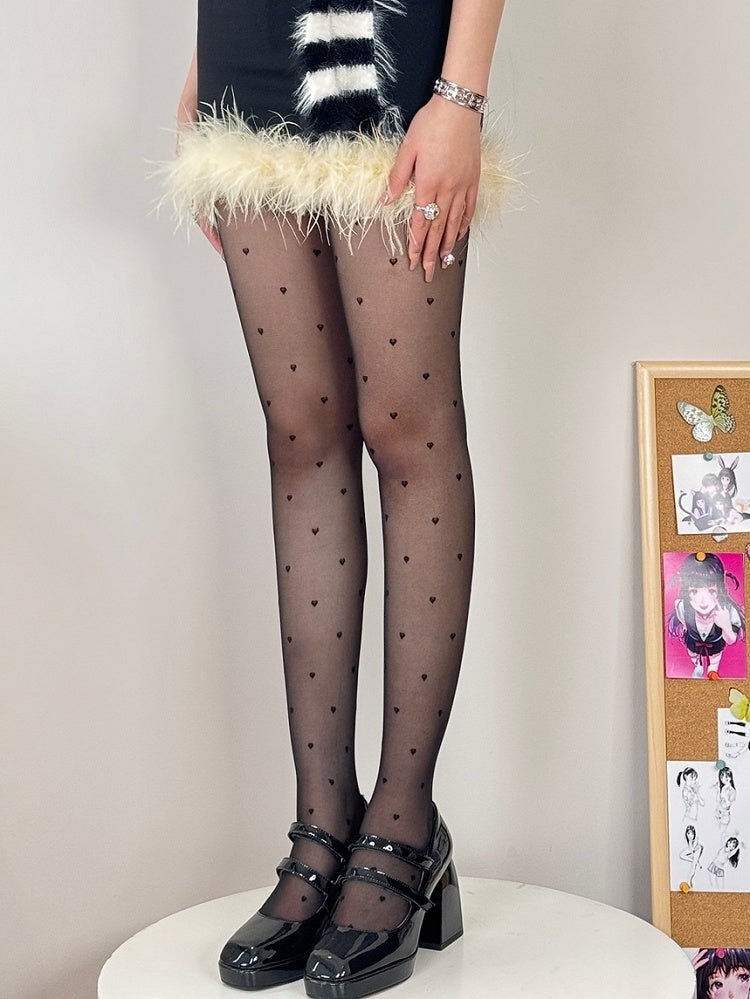 Details Options Bittersweet Tights Heart Color 4