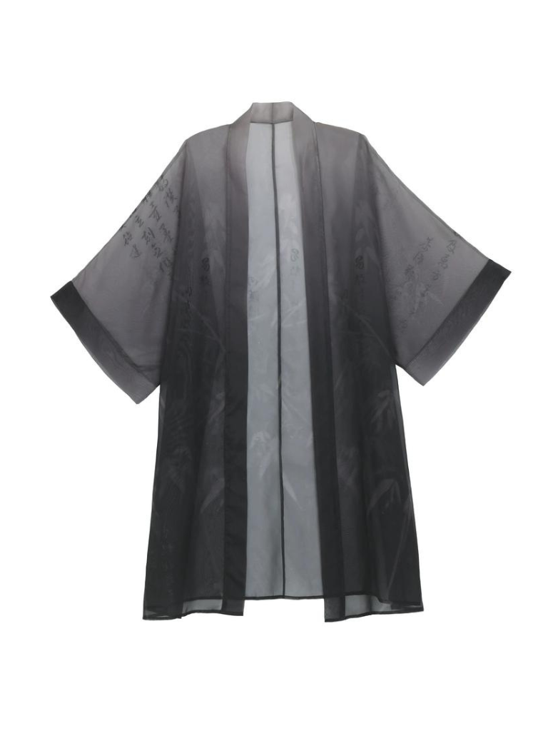 キャミソールカーディガン ショート丈ロングスカート ダークプリーツチャイナ