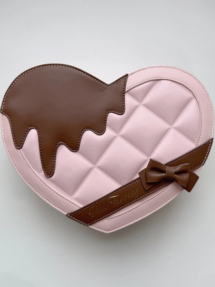 Bag Pink Adjustable Ita Heart-shaped Strap with