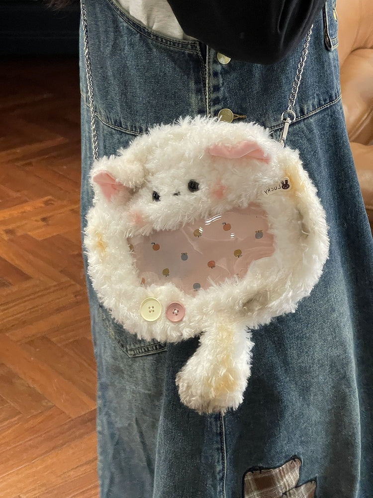 Ita Crossbody Lamb Kitty Cute Bag White