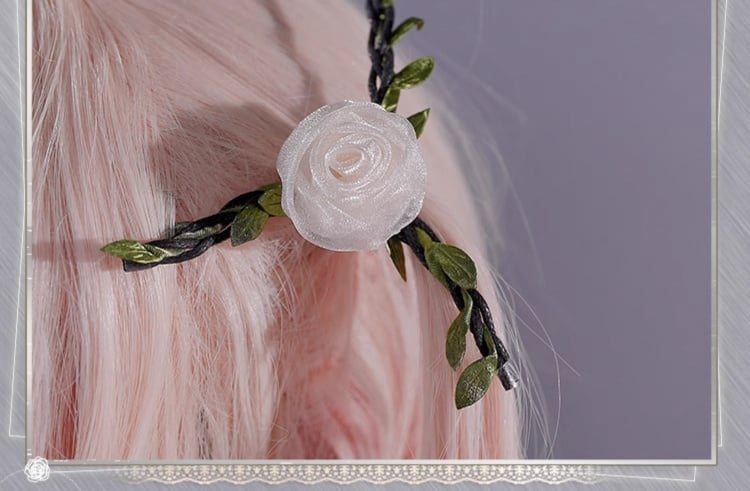 Costume de cosplay style Lolita de Rozen Maiden Kirakishou en robe blanche