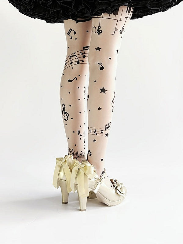 - PU Bow Top High at Hime Golden Heels Lolita
