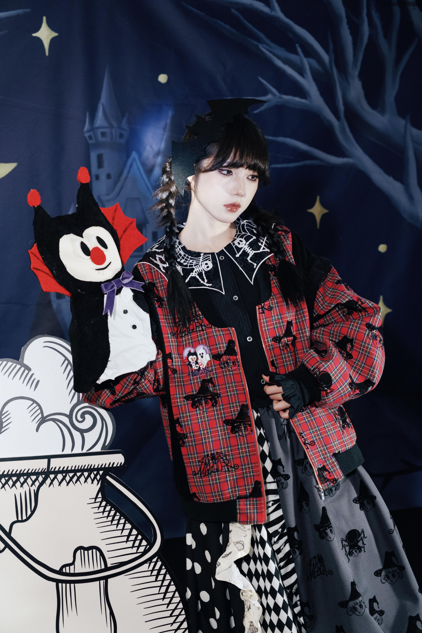 Mädchenjacke Dark Vampire