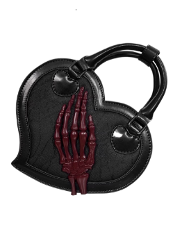 Heart Twilight Invitation Crow Skull Bag