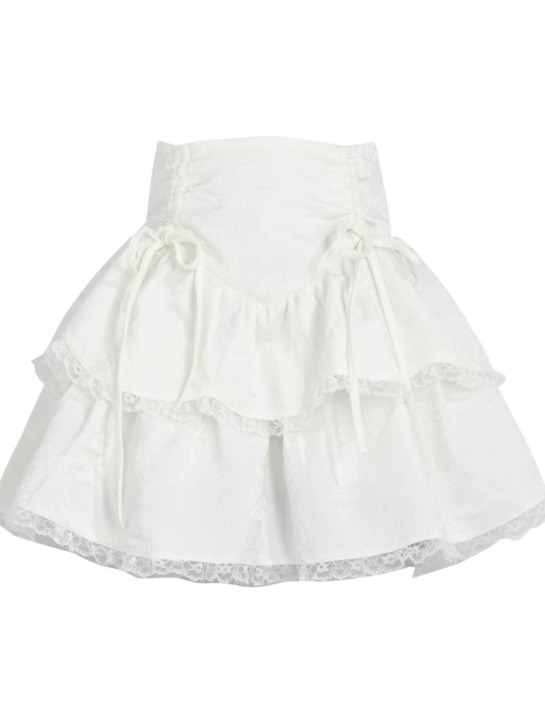Ensemble Bellflower, robe chemise, jupe et gilet