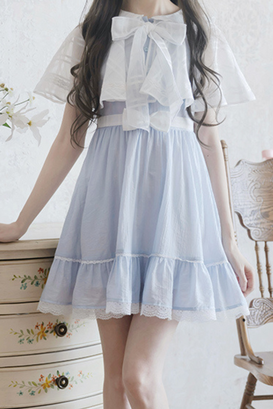 Zwei Vintage Klares Süßes Stück Kleid