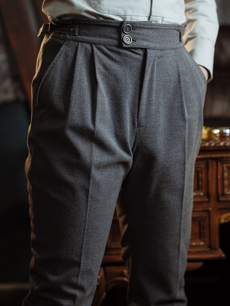 for Male Steampunk Dark Pants Gray