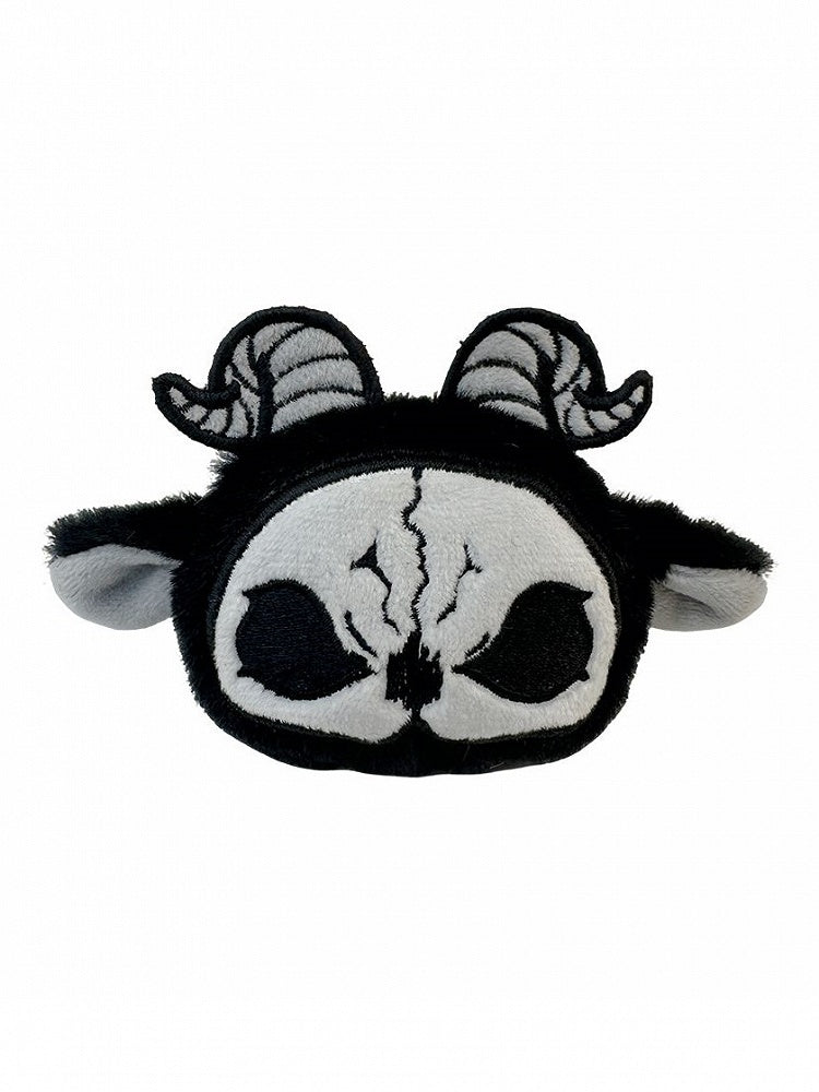 Gothic White Brooch and Reaper Grim Black