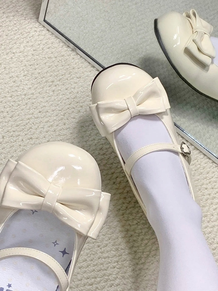 Lolita Mary Janes mit mittlerem Absatz Tea Sweet – Partyschuhe Gelb