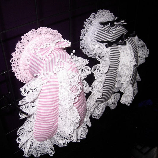 Headpiece Rabbit Two-colored Striped Punk Ear Lolita