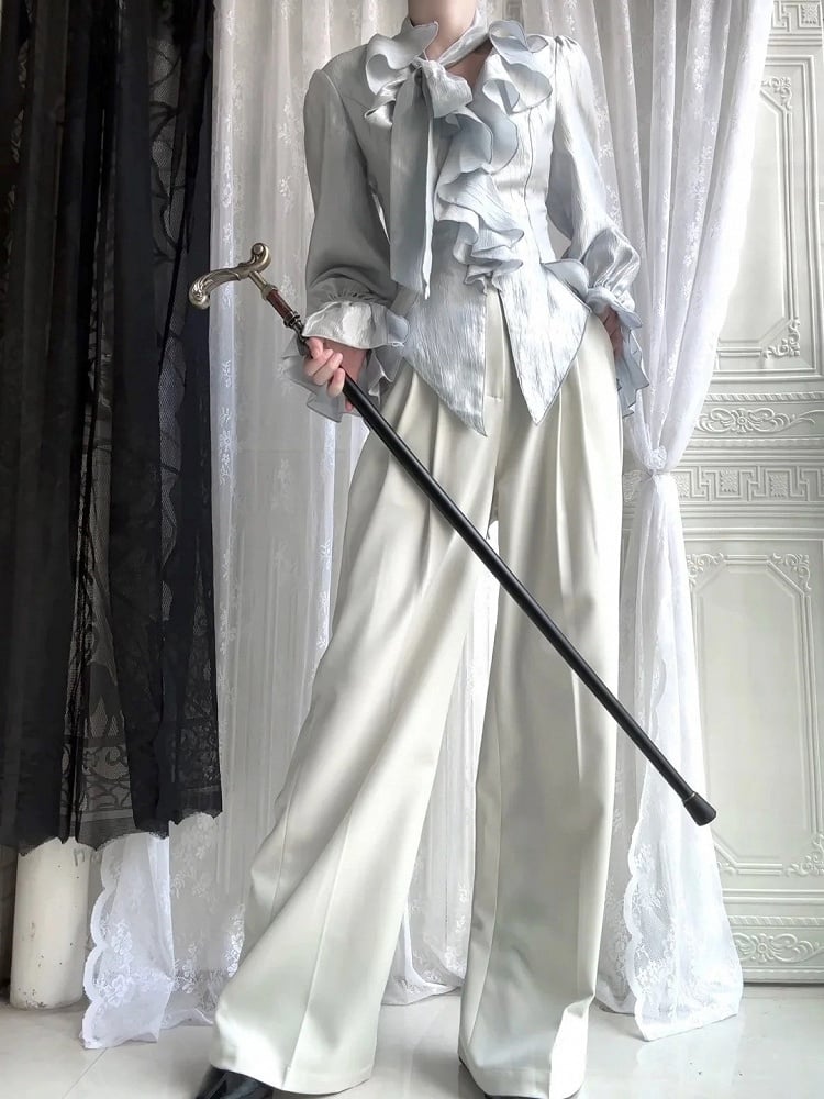 Pants Lolita Ouji White Off