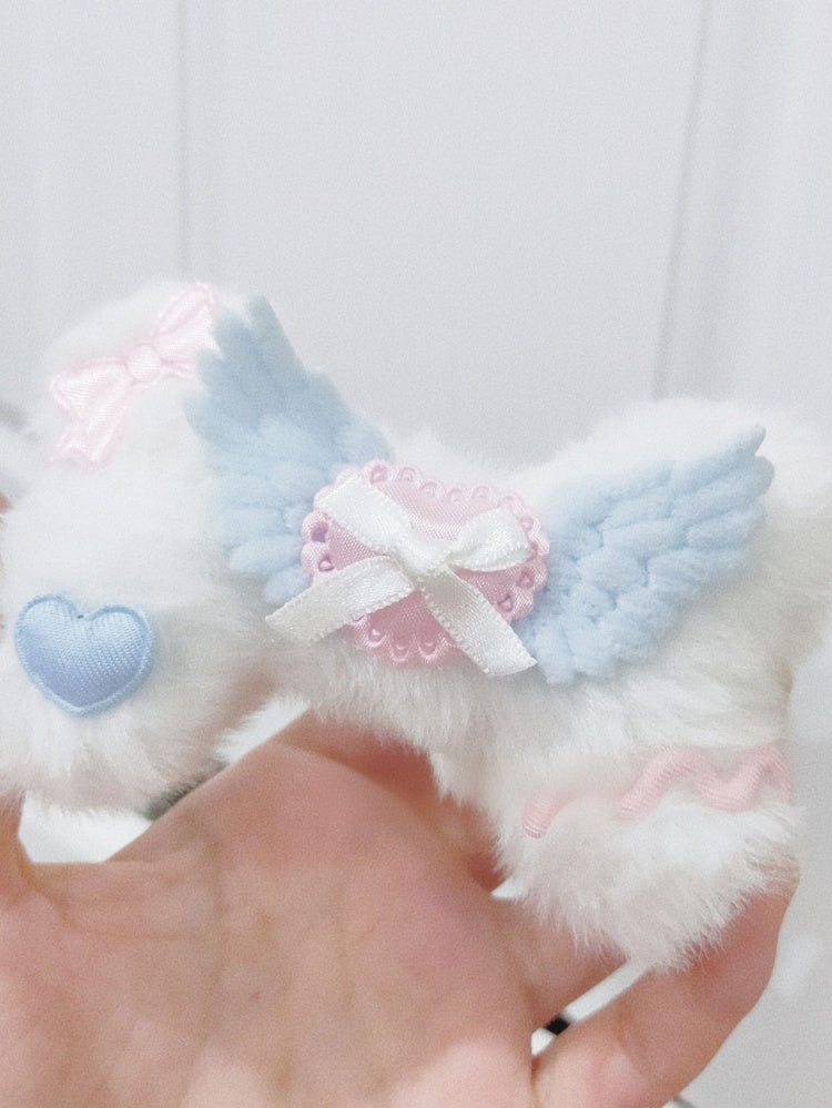Plush Bone-shaped Hairclip