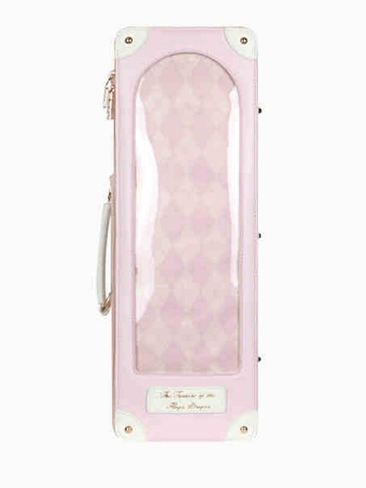 Straps Diamond Scale Two Doll Pink Pattern 1/4 BJD with Bag
