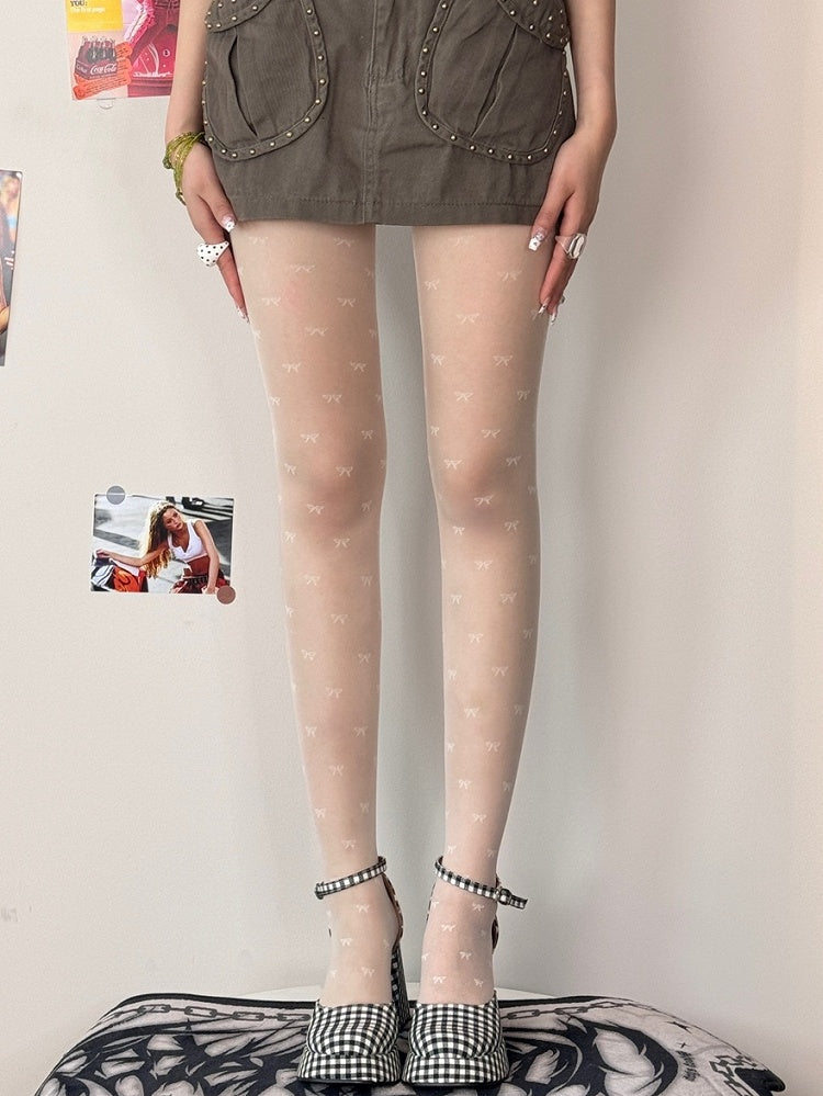 Options Tights Pattern 4 Bowknot Color