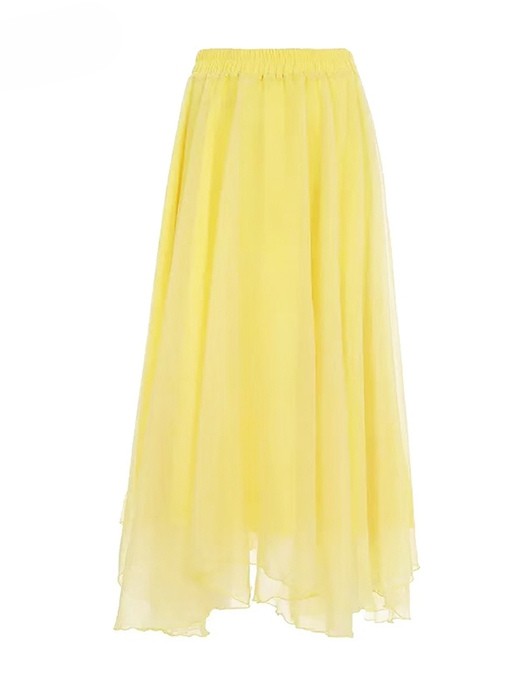 Yellow Summer Skirt Y2K