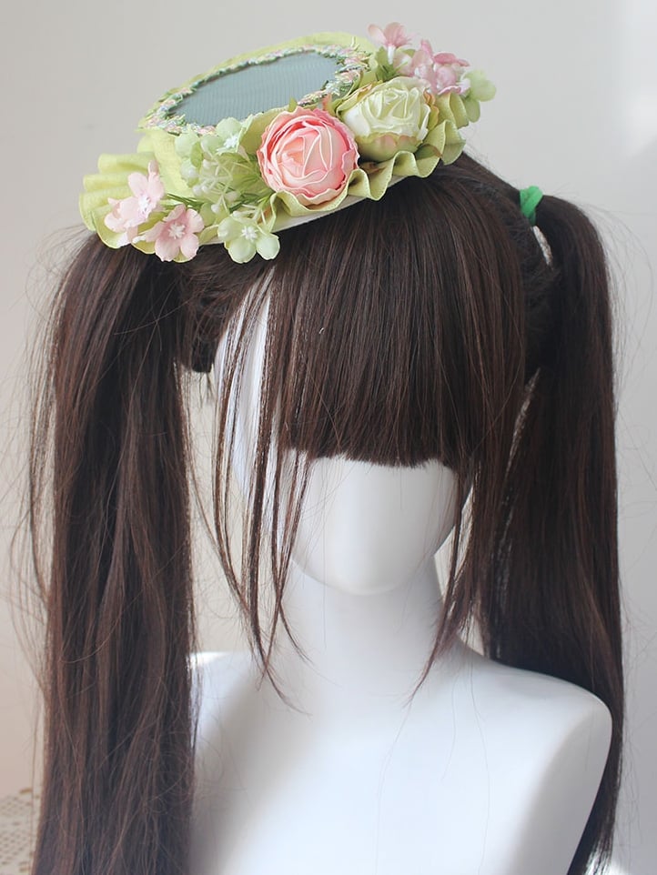 Design Hut Floral Grün/Pink Mini