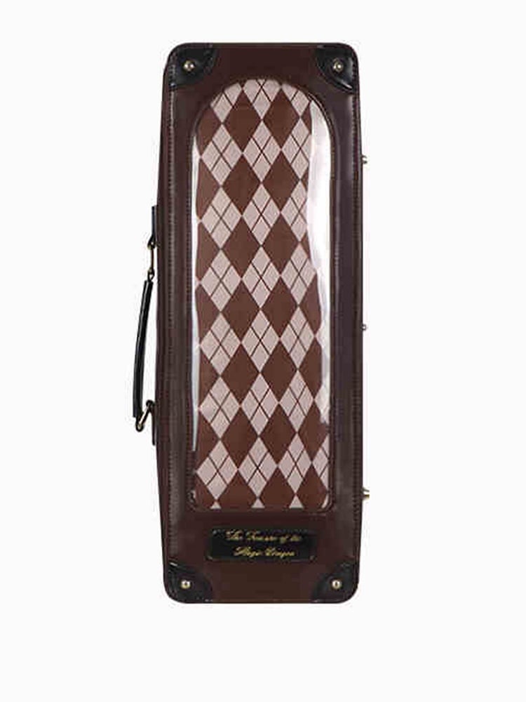 Pattern BJD Bag with 1/4 Doll Diamond Scale Straps Two Brown