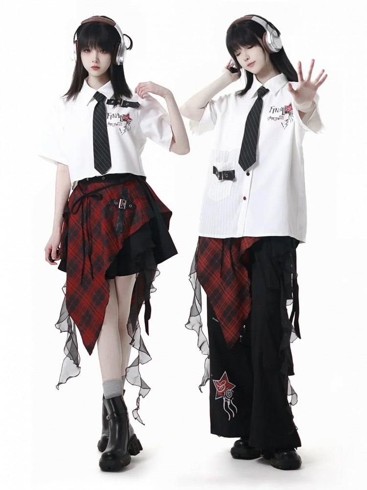 Skirt Elastic Waist Black