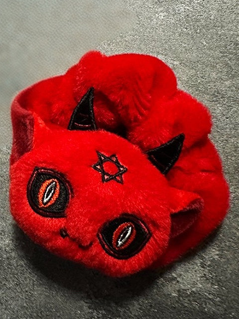 Red Scrunchie Gothic Devil