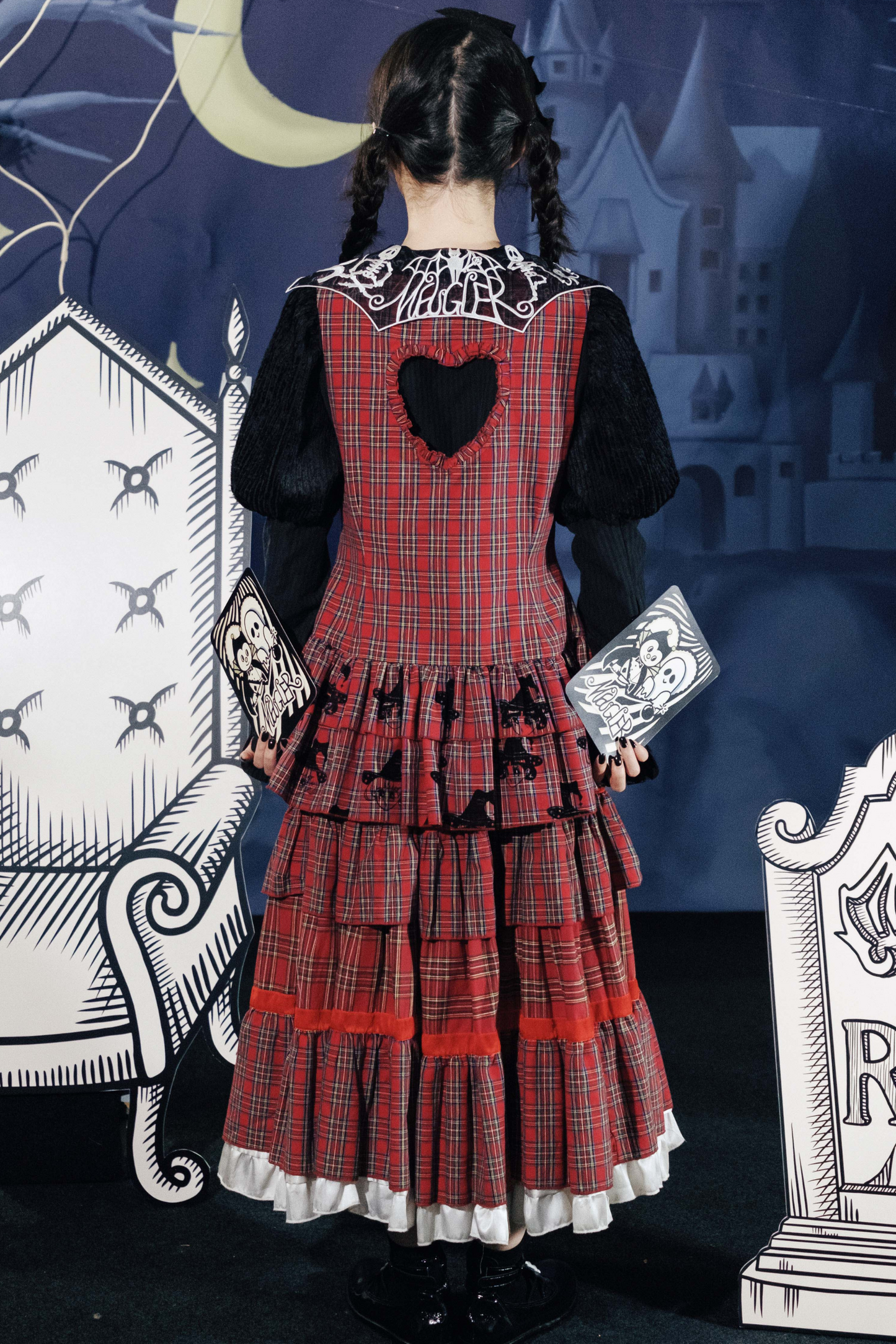 Top Dracula Check Sleeveless