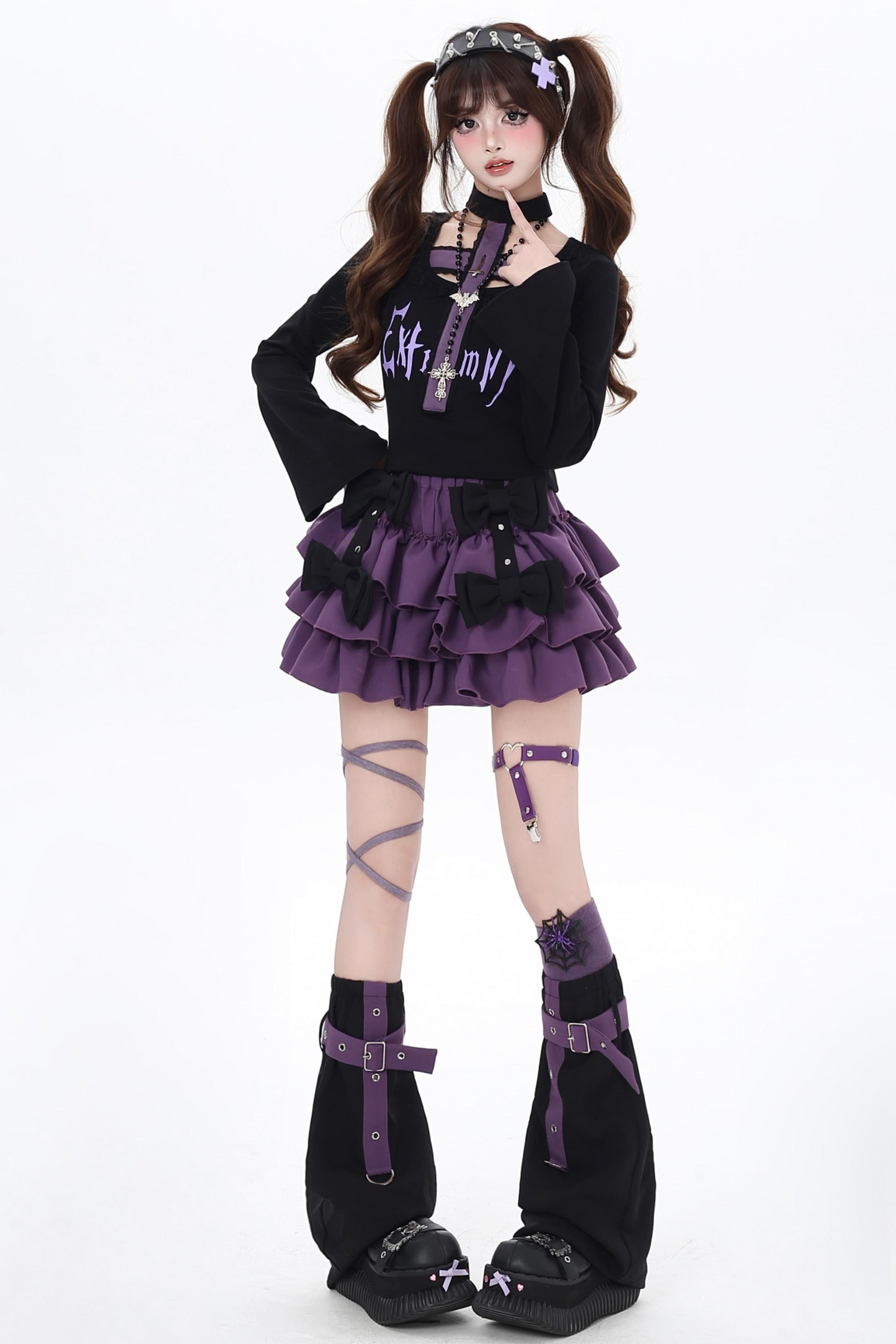 Asian Top Gothic Neck Halter