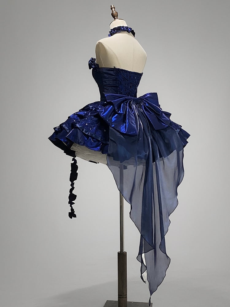 Train / Red Blue White Bow Purple Big