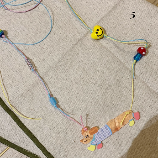 Y2K Cute Puppy and Cat Necklace