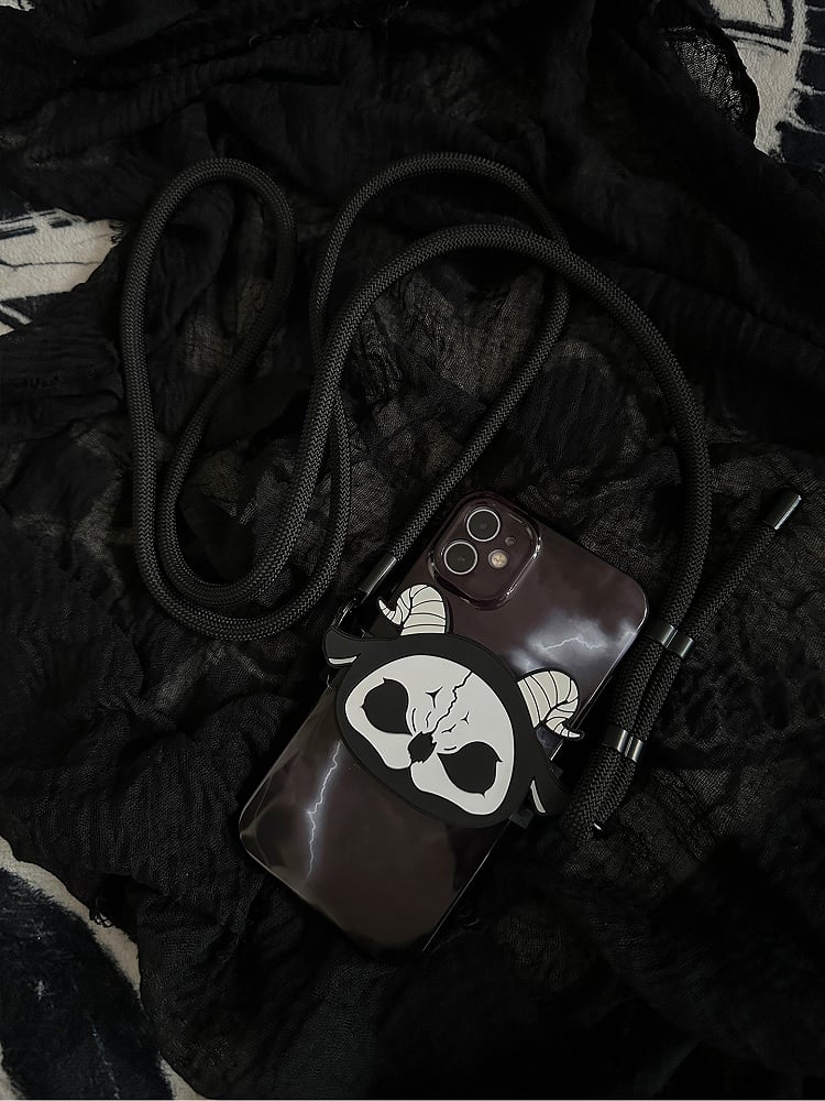 Strap Crossbody Black Gothic