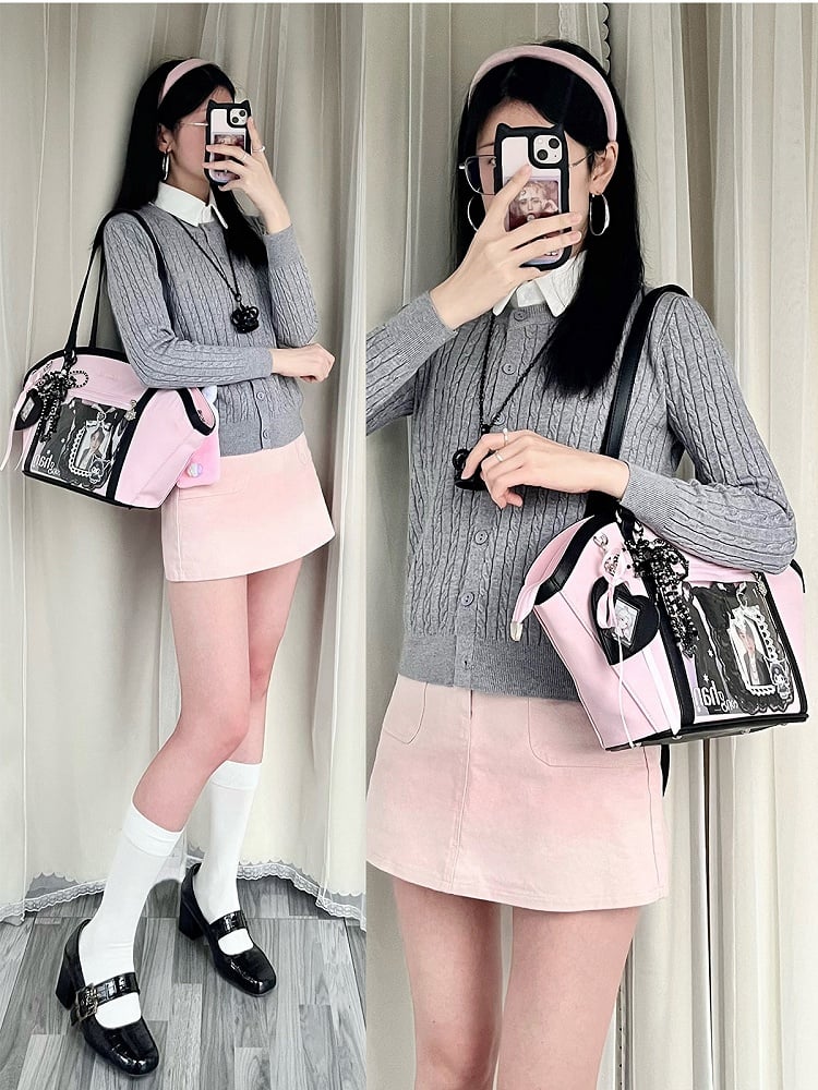 BlackPink Bag Fan-shaped Shoulder Ita