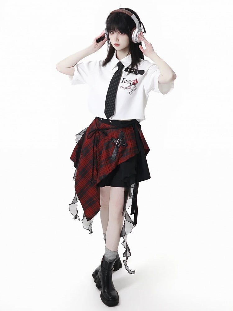 Skirt Elastic Waist Black