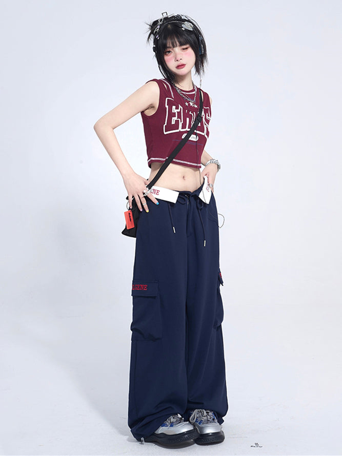 Foldover mit Hose Cargo Navy Blue Waist