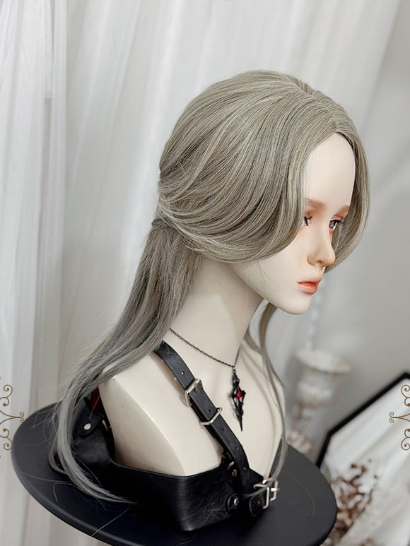 45CM Ouji Style Length Wig Gray