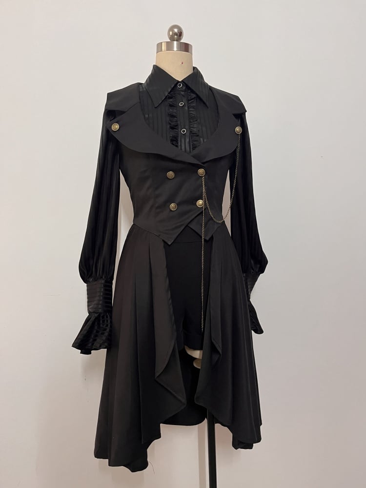Schwarze Lolita-Weste von Ouji Fashion