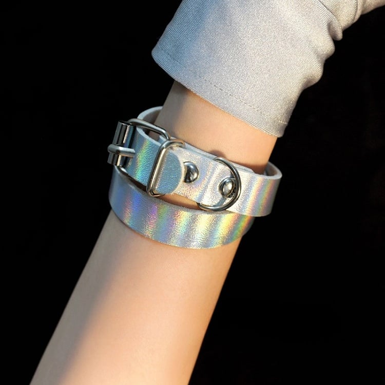 Finger Silver Bracelet Gloves + Cyberpunk
