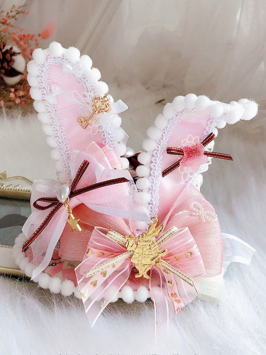 バイブス ピンク耳アリスハット ミニワンダーランドバニー