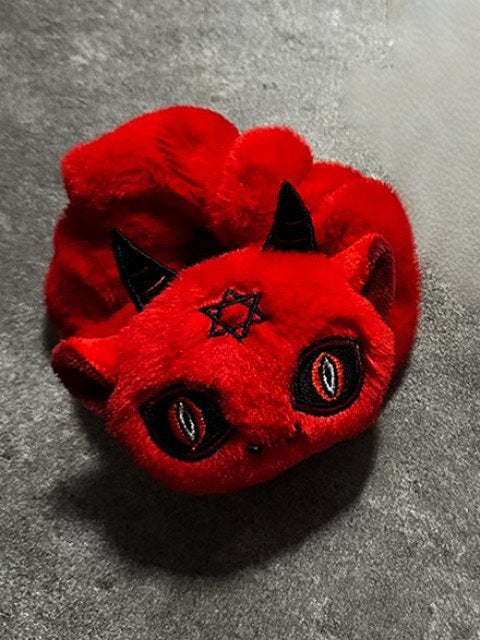 Red Scrunchie Gothic Devil